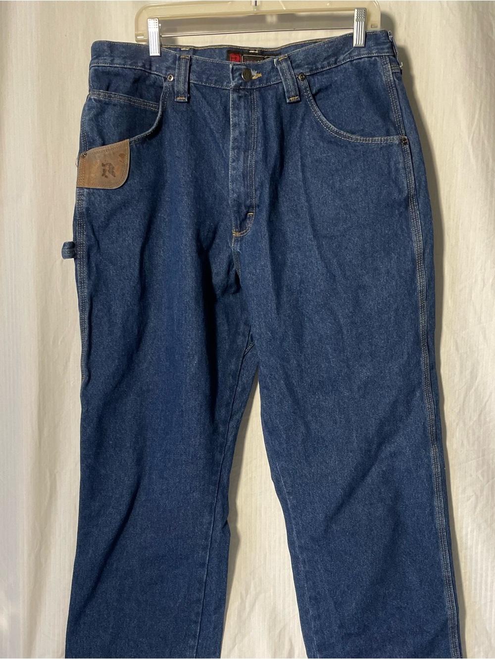Riggs workwear by wrangler Dark Blue Denim Carpenter Jeans